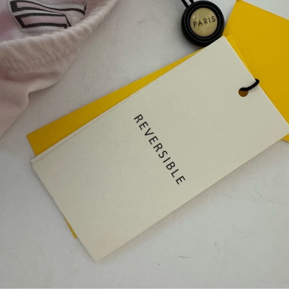 NWT KENZO Baby Elephant Logo 2 Piece Set Top Leggings Pink Reversible Size 3M - Picture 6 of 16